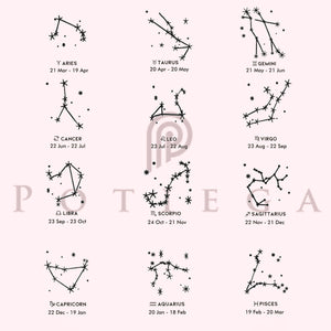 Zodiac Star Sign Necklace