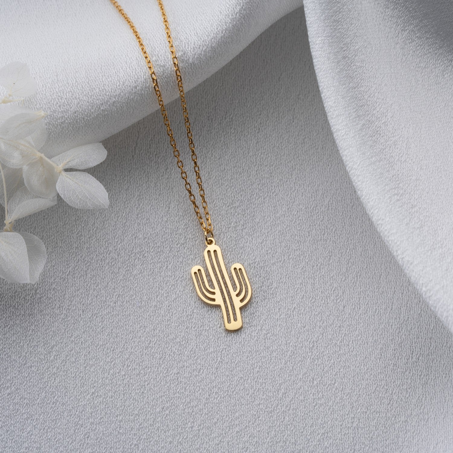 Cactus Necklace | Symbol of Strength Gift