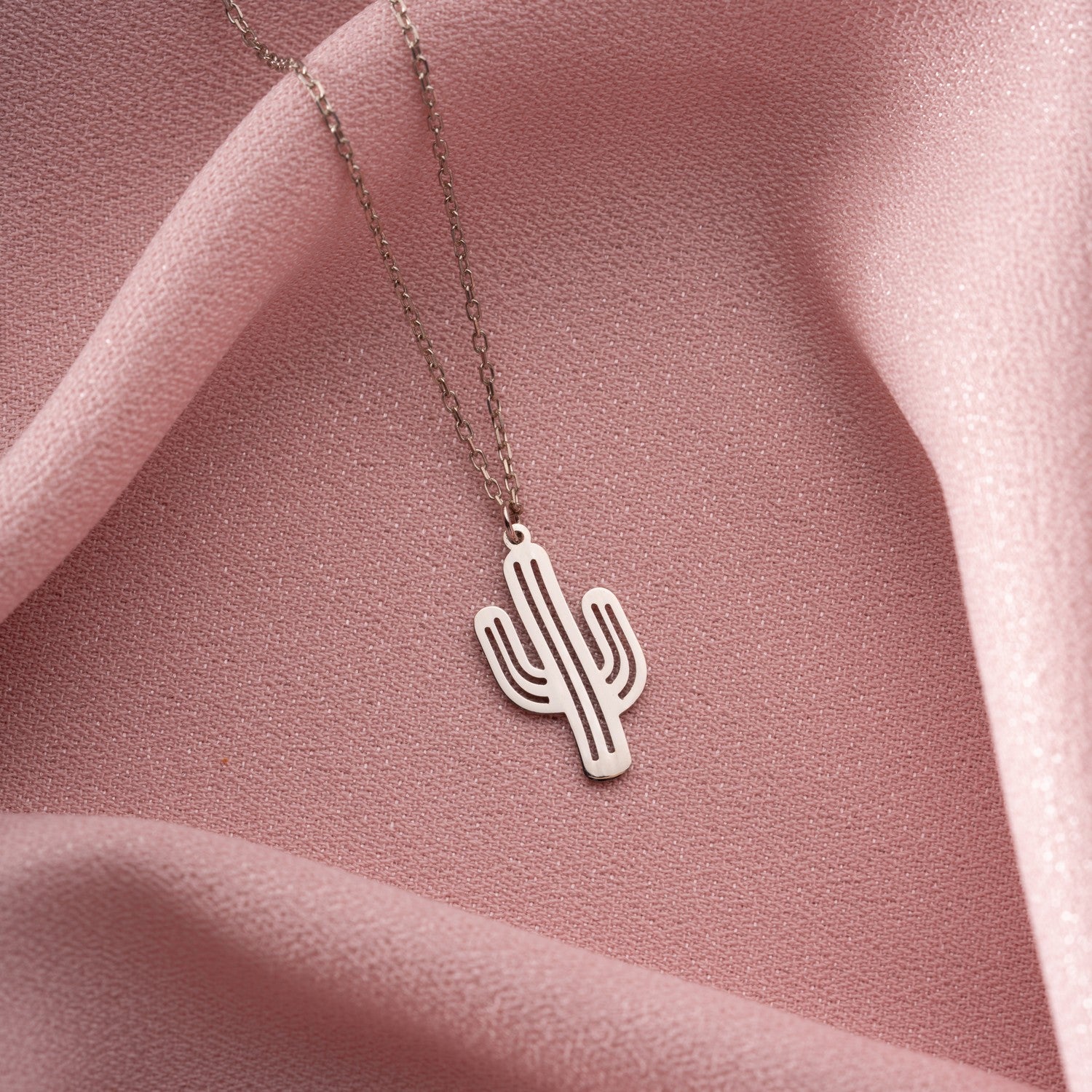 Cactus Necklace | Symbol of Strength Gift