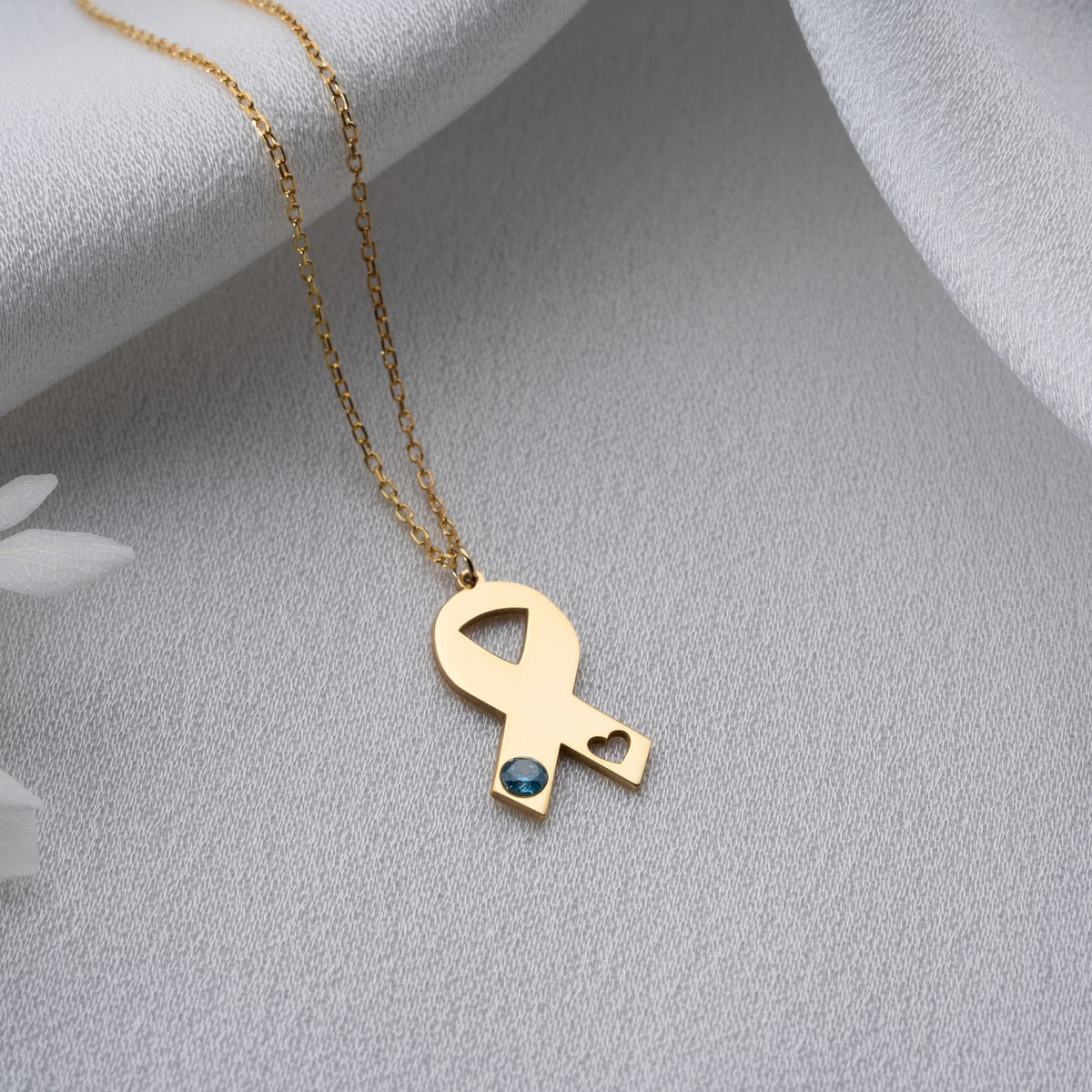 Awareness Ribbon Necklace | Symbol of Hope Gift