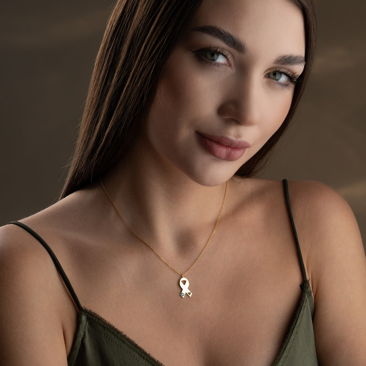 Awareness Ribbon Necklace | Symbol of Hope Gift