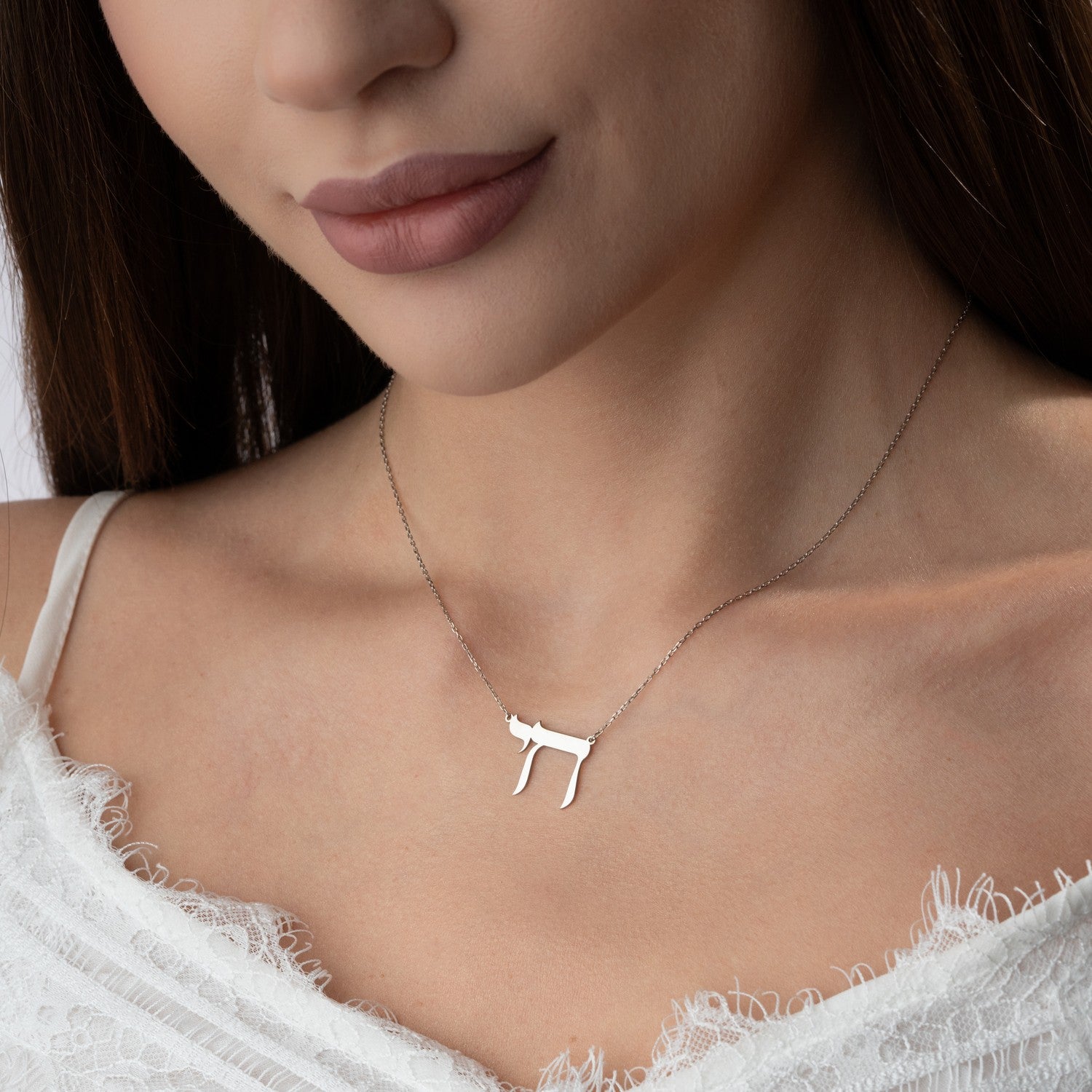 Chai Symbol Necklace | Jewish Gift for Her