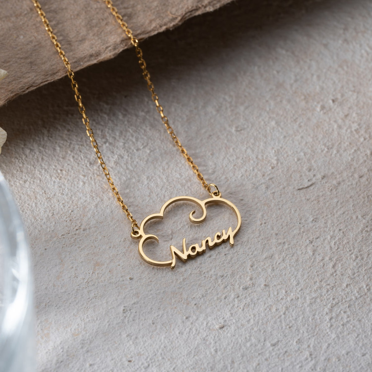 Dreamer Name Necklace | &quot;On Cloud Nine&quot; Gift