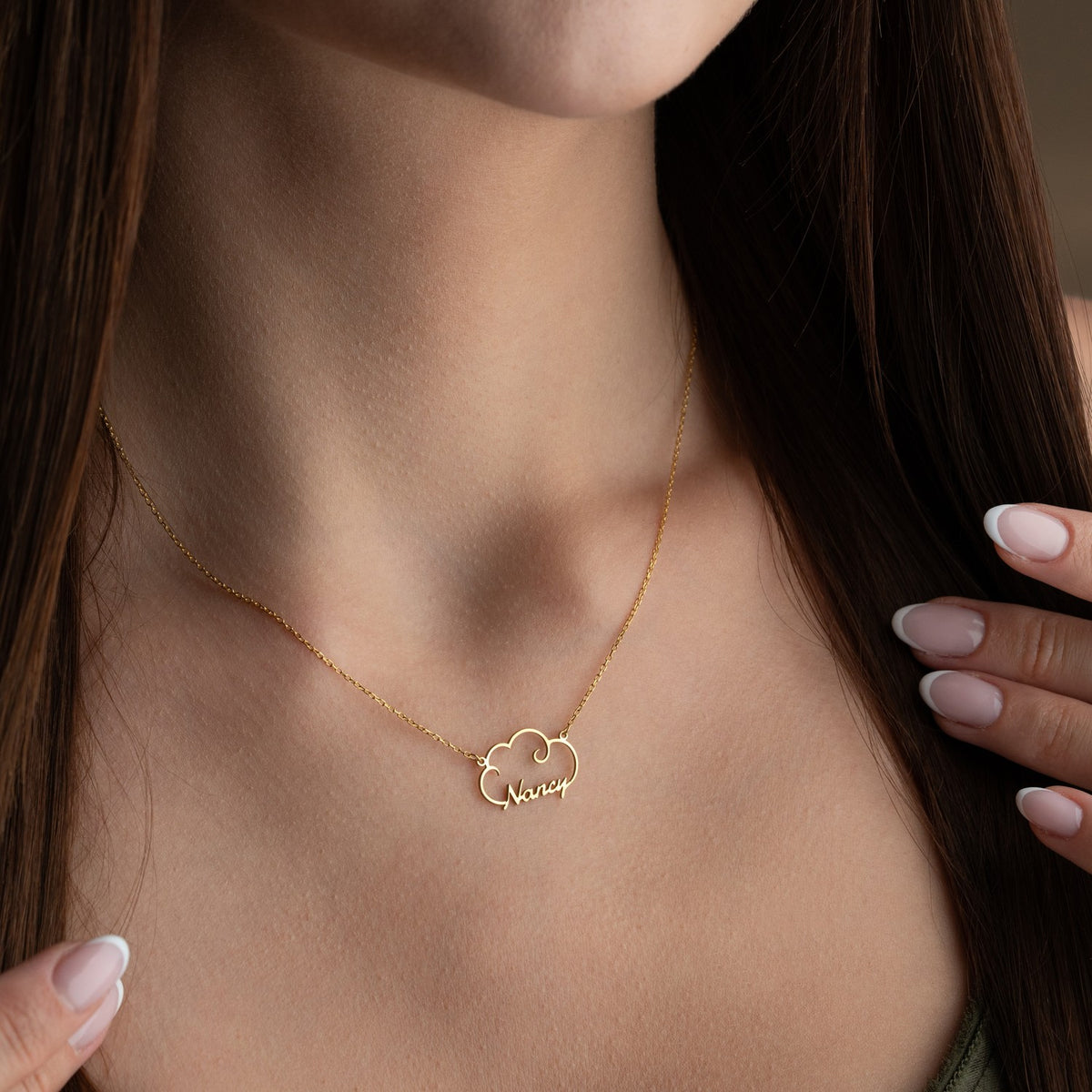 Dreamer Name Necklace | "On Cloud Nine" Gift