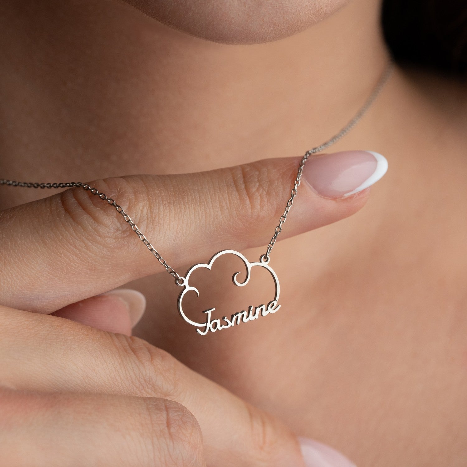 Dreamer Name Necklace | "On Cloud Nine" Gift