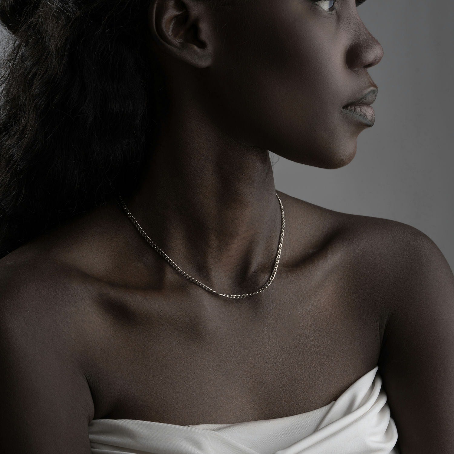 Curb Chain Necklace for Women