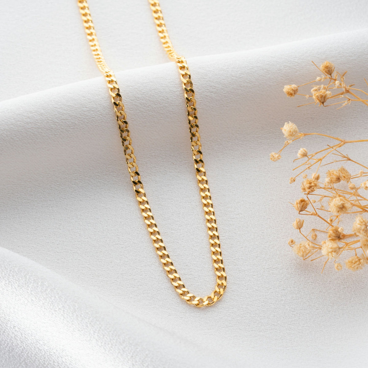 Curb Chain Necklace for Women