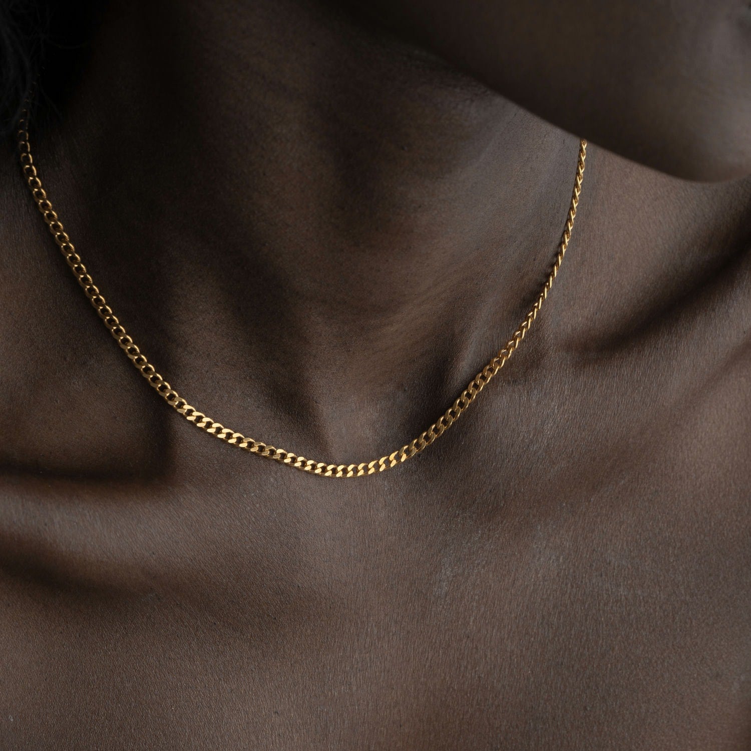 Curb Chain Necklace for Women