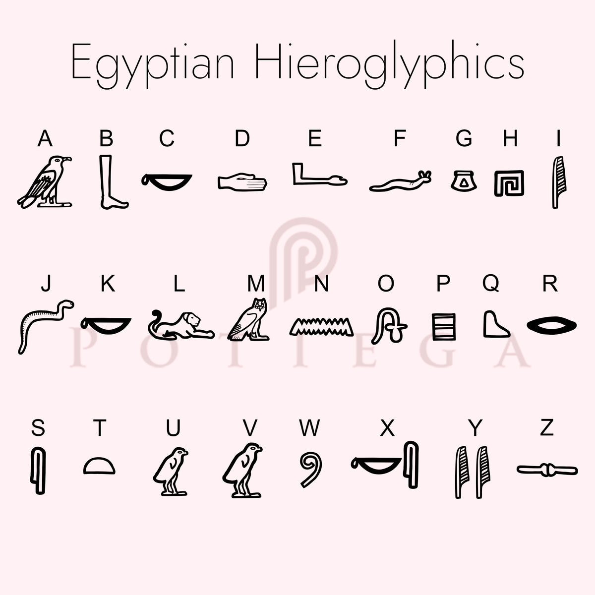 Personalised Egypt Cartouche Necklace For Men