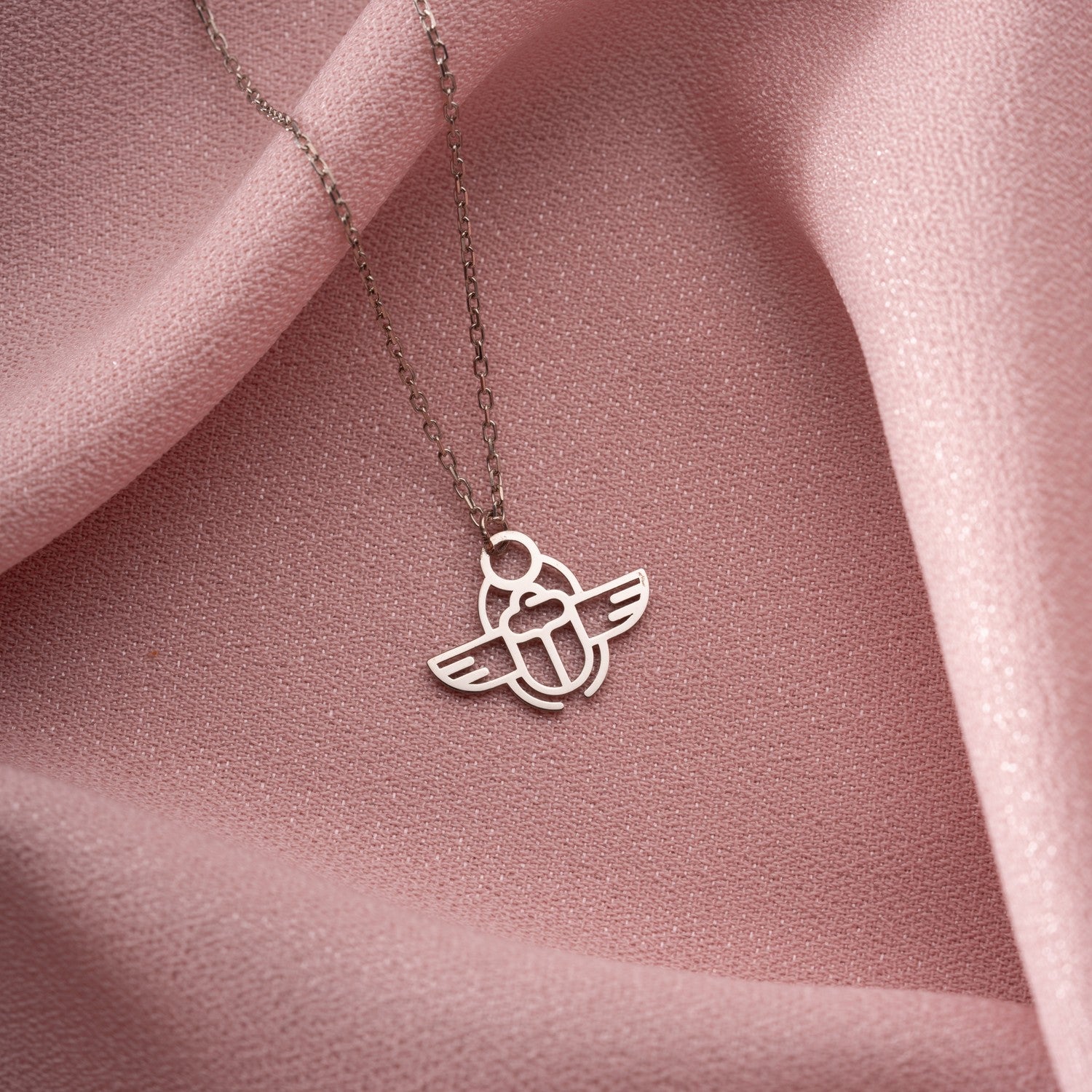 Scarab Beetle Necklace | Symbol of Rebirth Gift