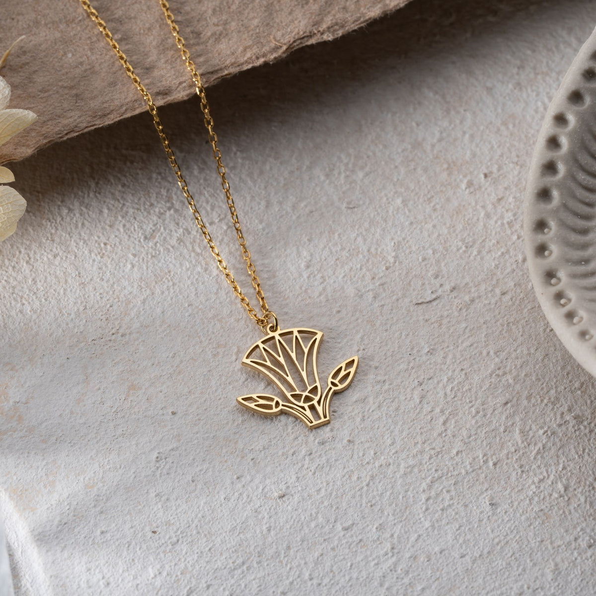 Lotus Necklace | Symbol of Rebirth Gift