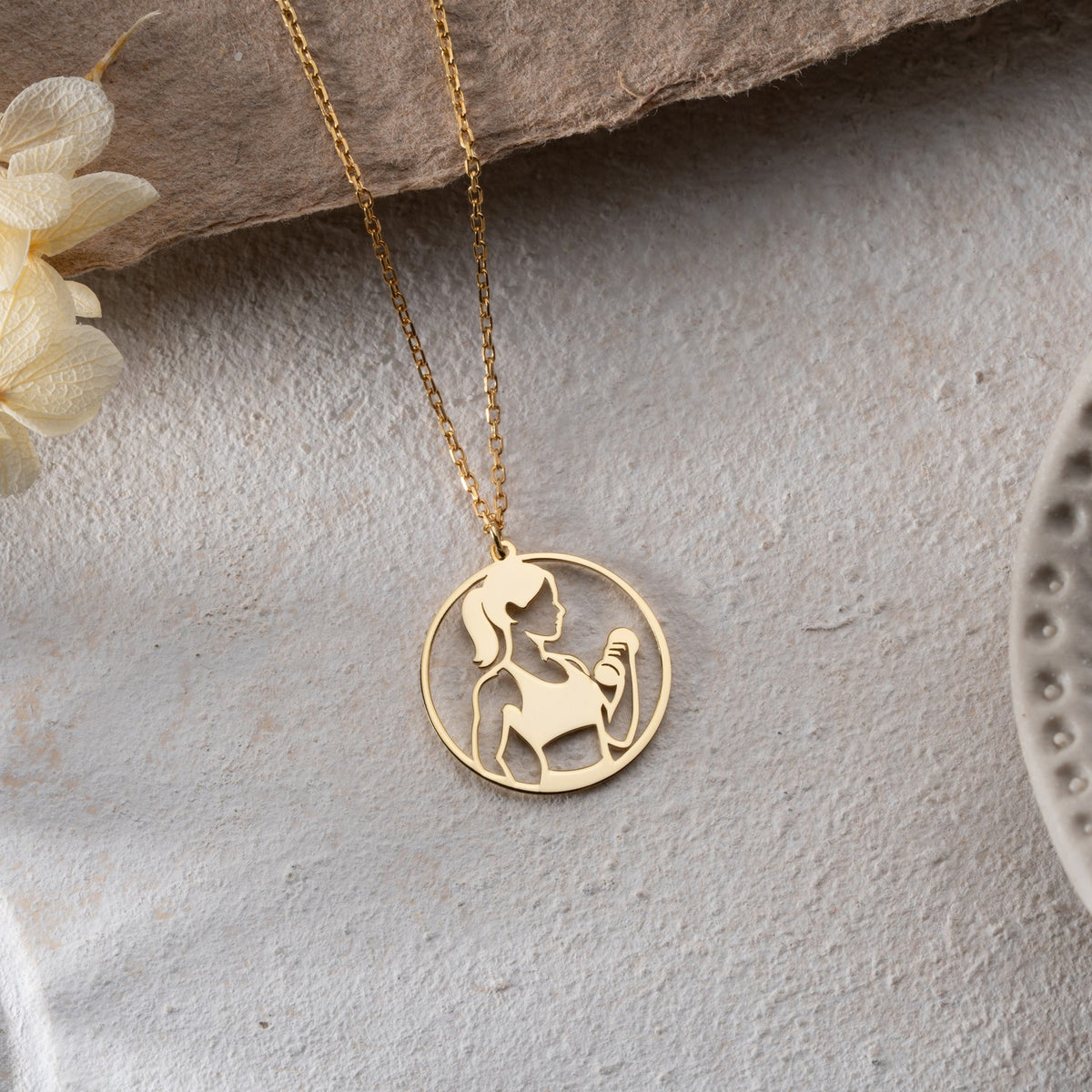 Fitness Necklace | Gift for Gym Lover