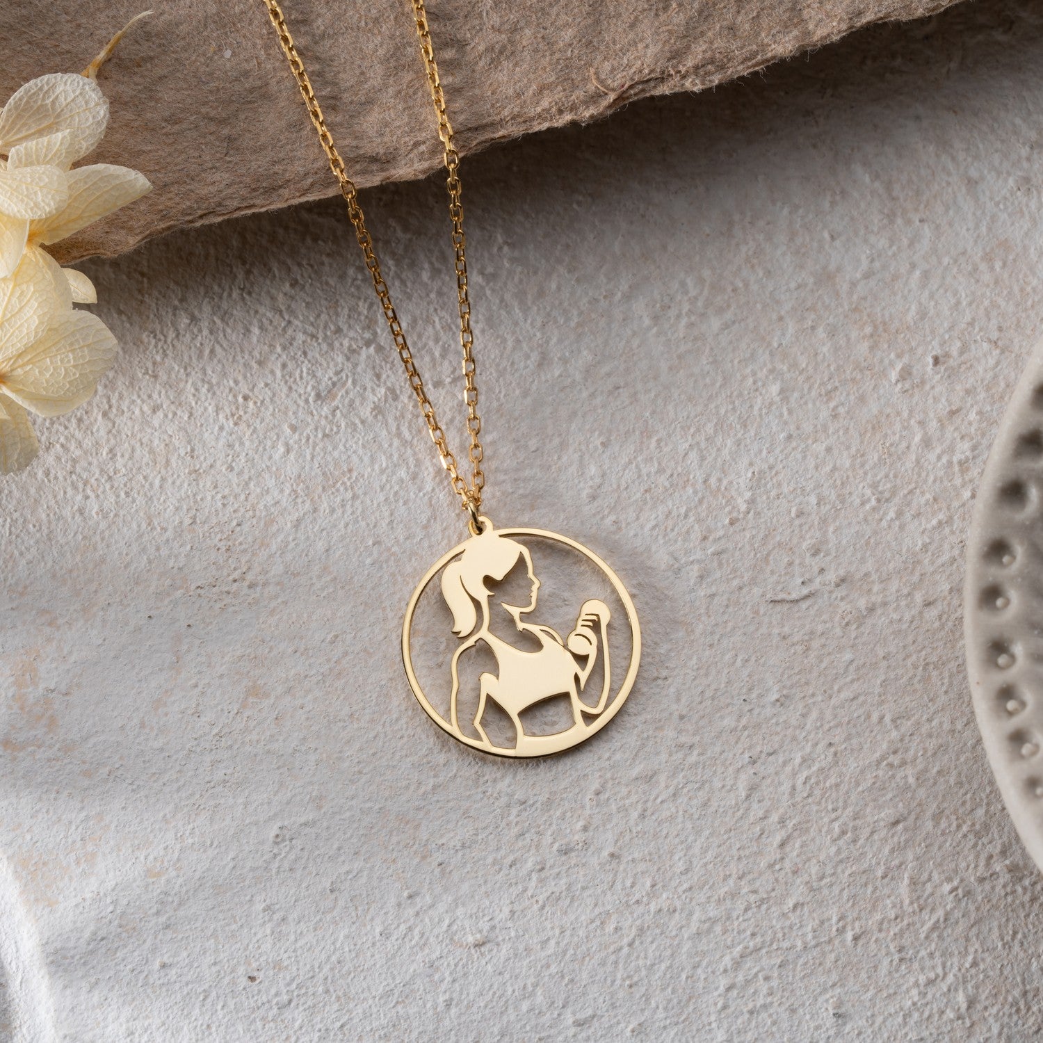 Fitness Necklace | Gift for Gym Lover