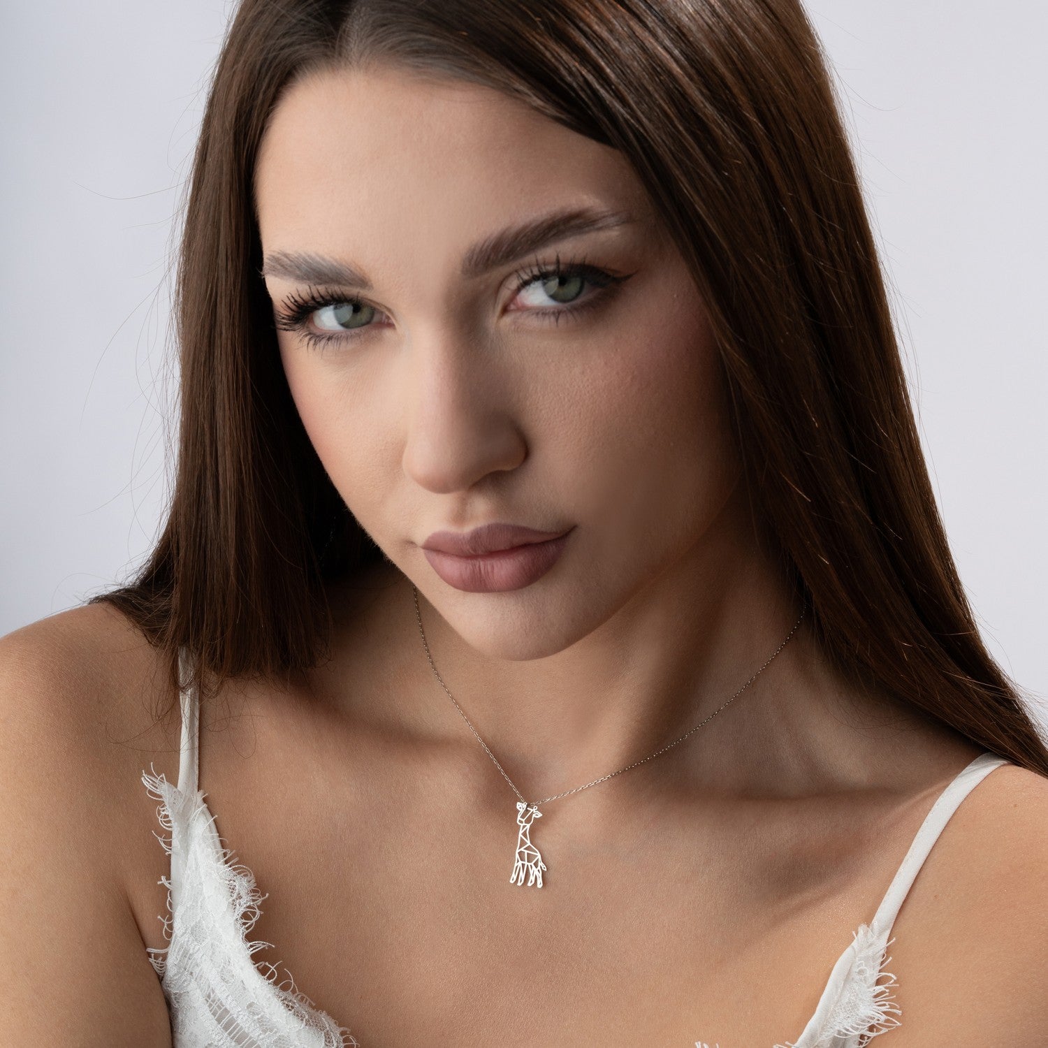 Geometric Giraffe Necklace | "Stand Tall" Gift