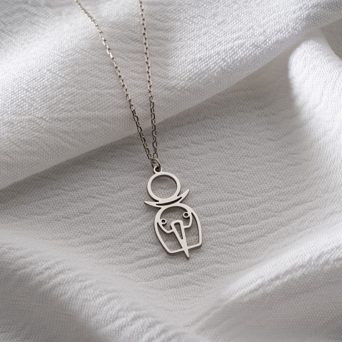 Goddess Tanit Symbol Necklace | Ancient Carthage Gift