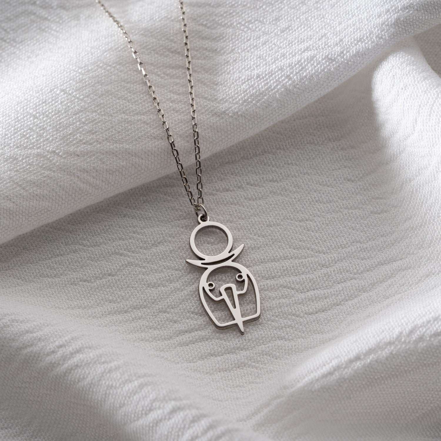 Goddess Tanit Symbol Necklace | Ancient Carthage Gift