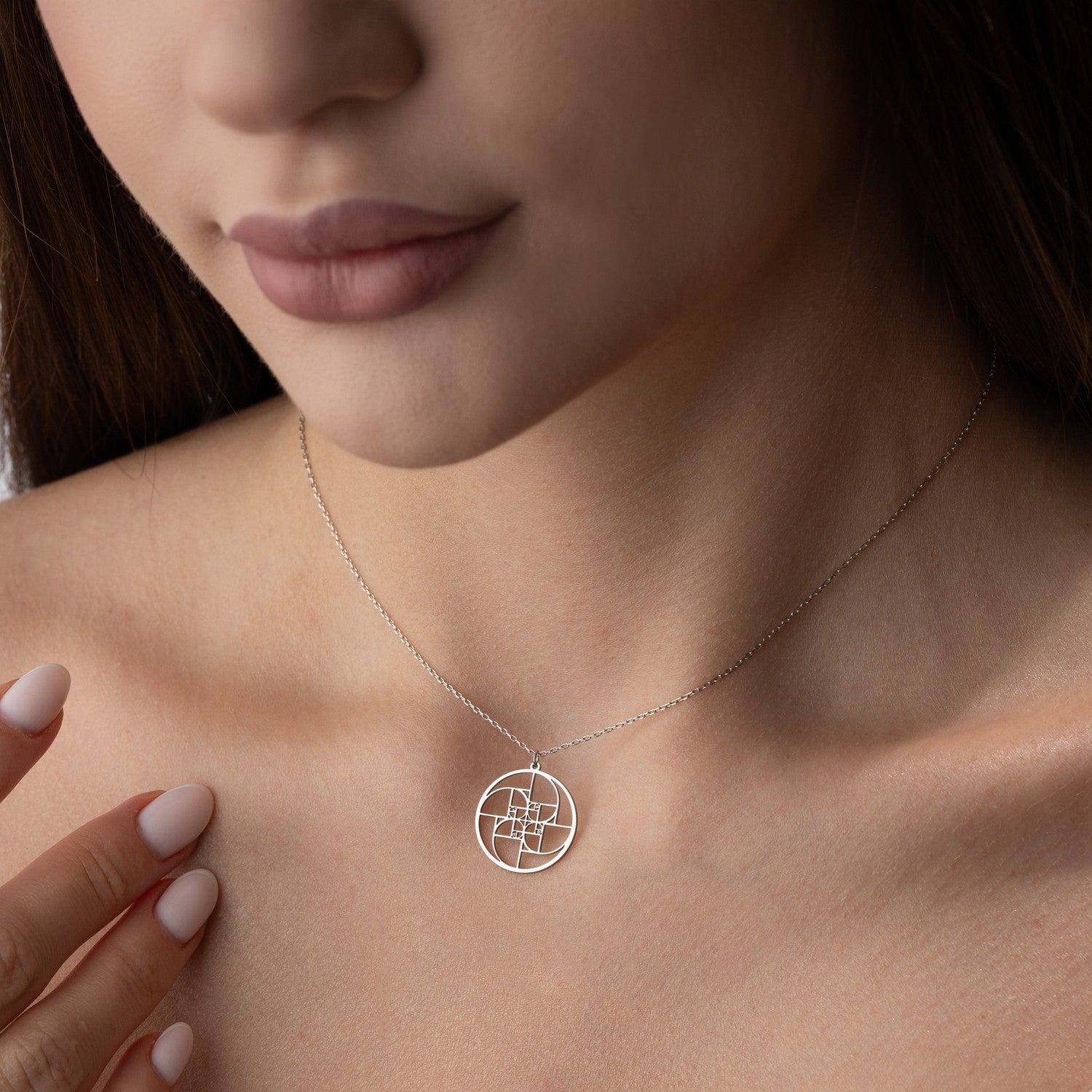Golden Ratio Fibonacci Necklace | Gift for Mathematician