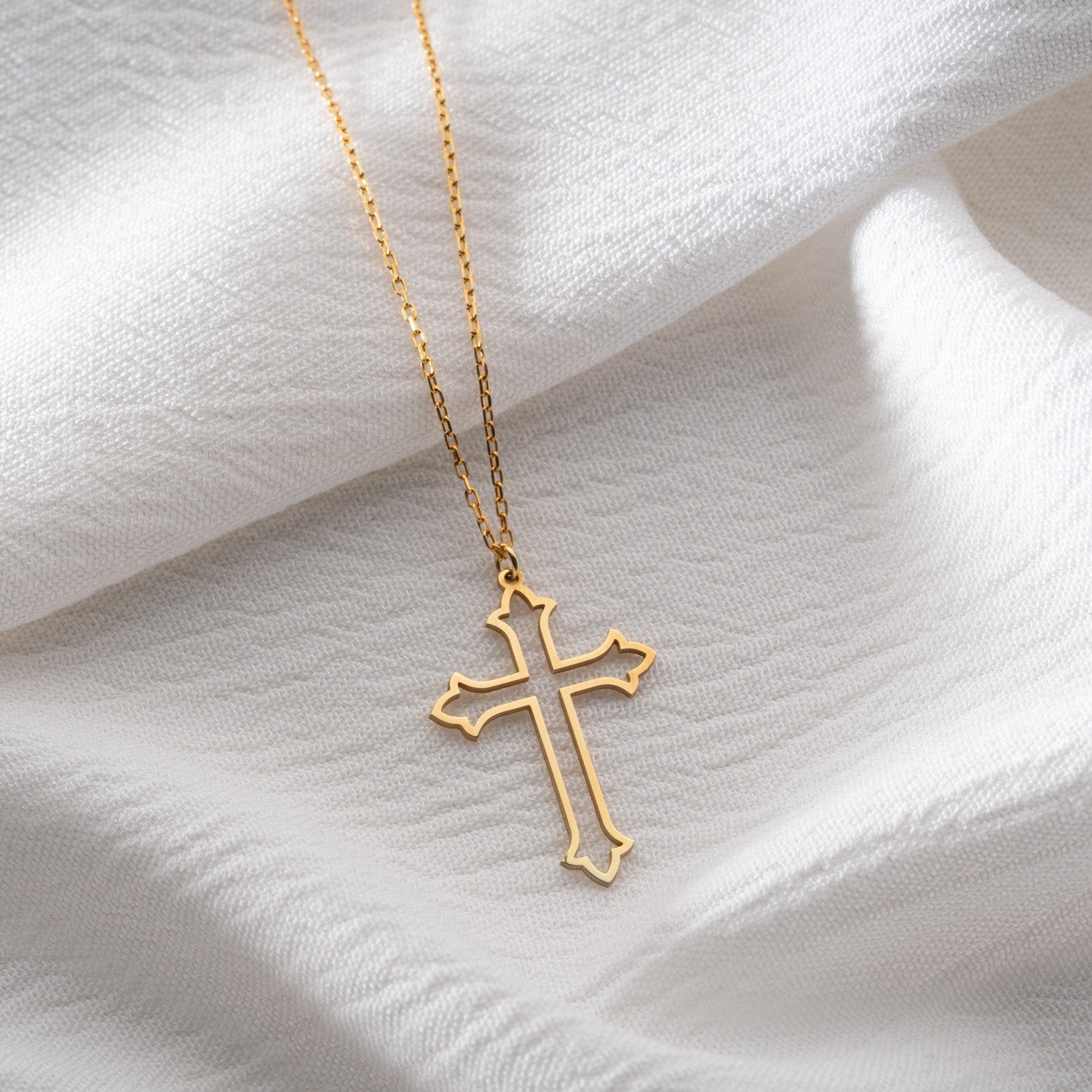 Gothic Cross Necklace | Faith Gift for Her