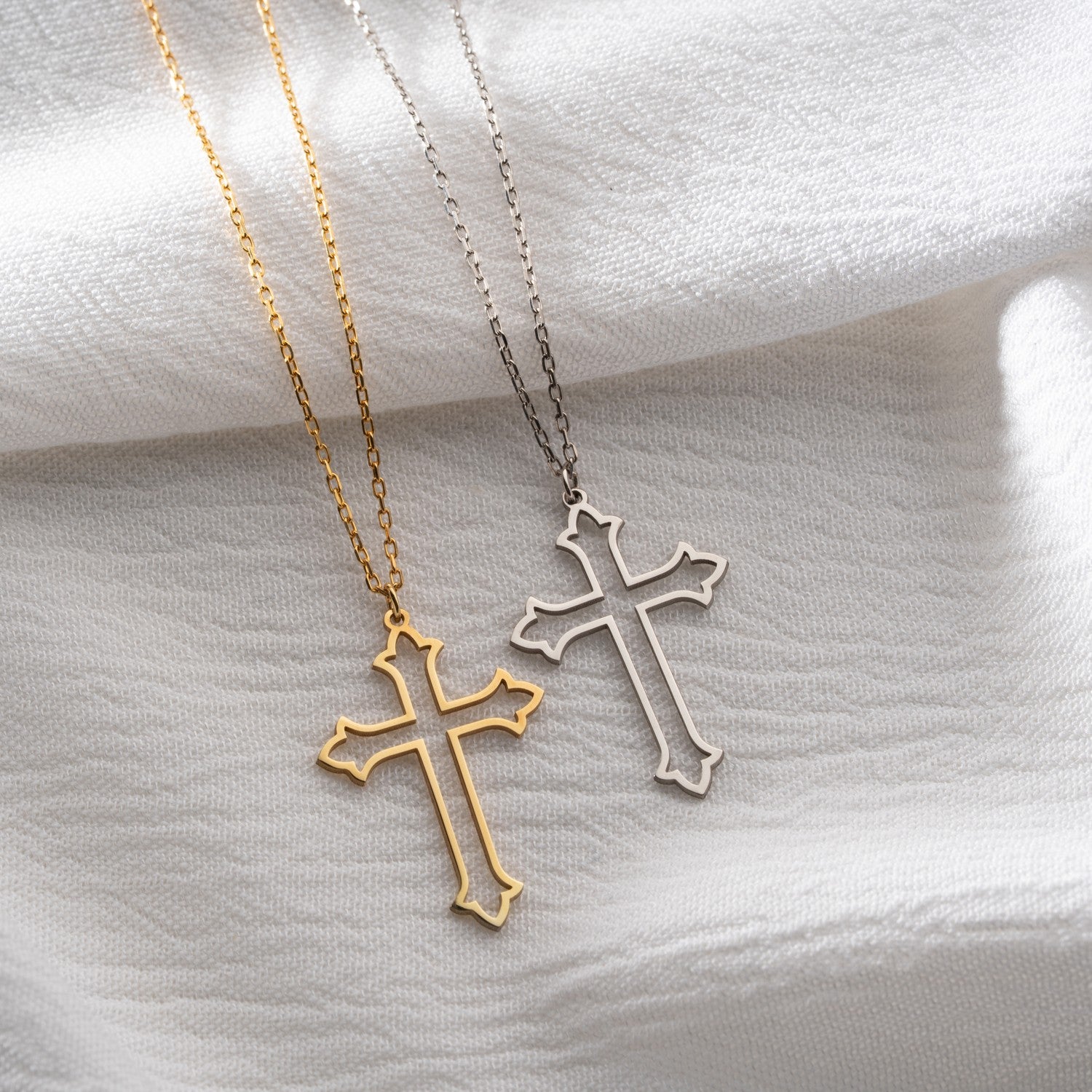 Gothic Cross Necklace | Faith Gift for Her