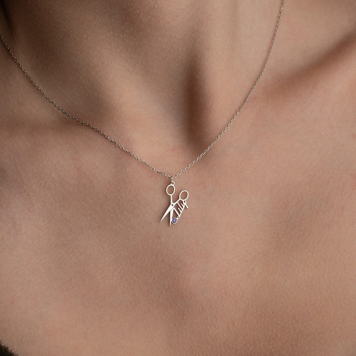 Hair Stylist Name Necklace | Gift for Hairdresser