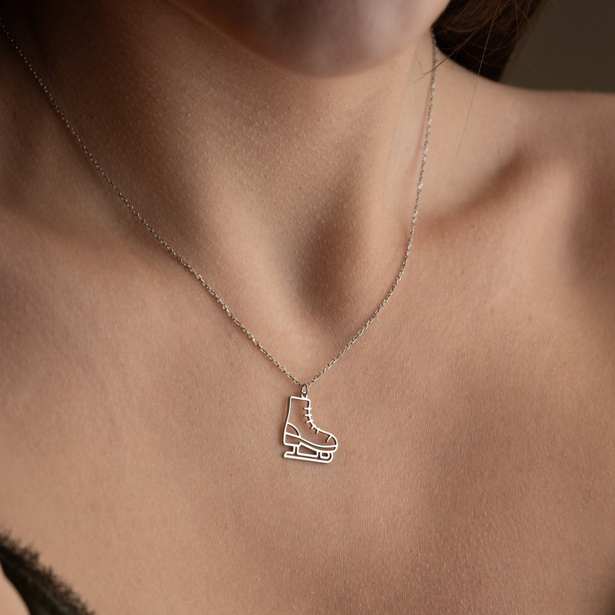 Ice Skate Necklace | Gift for Skater