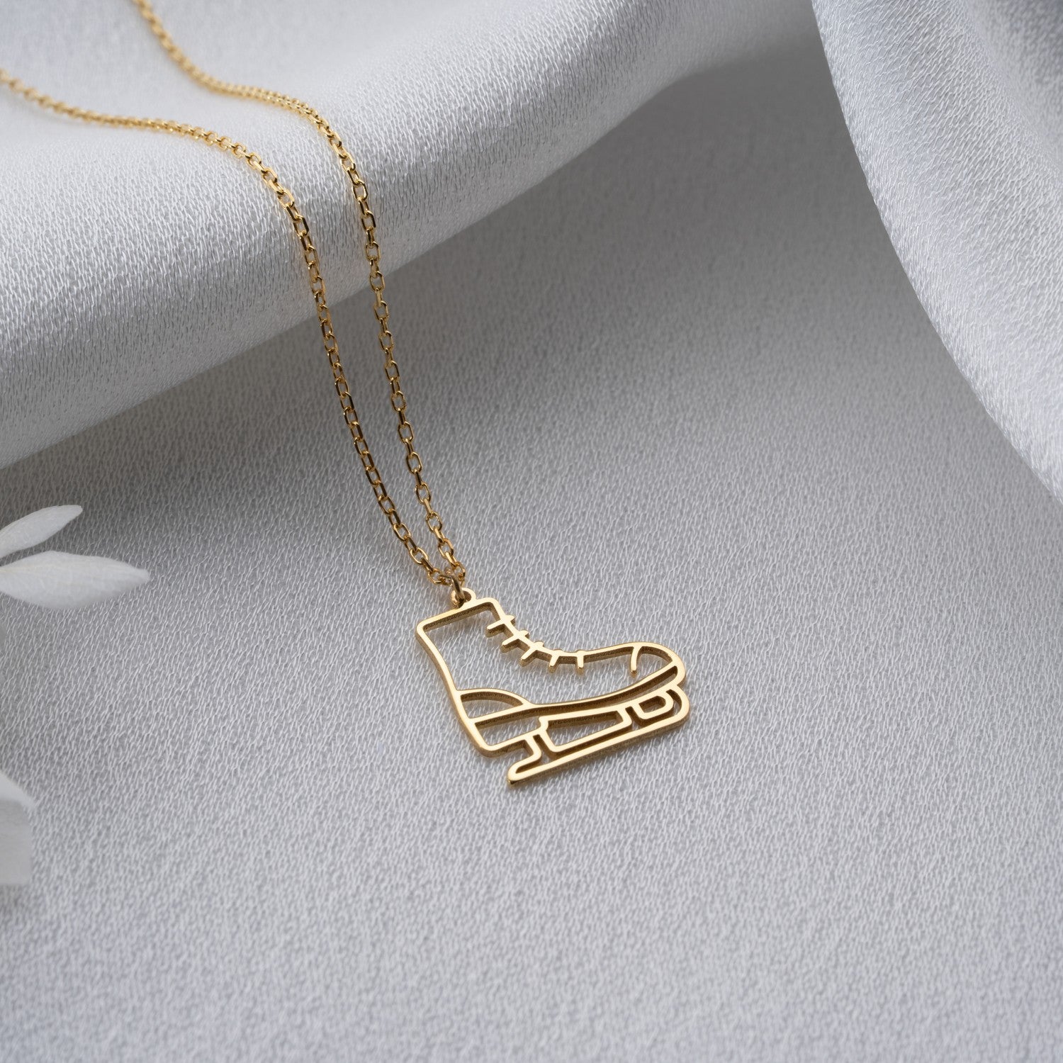 Ice Skate Necklace | Gift for Skater