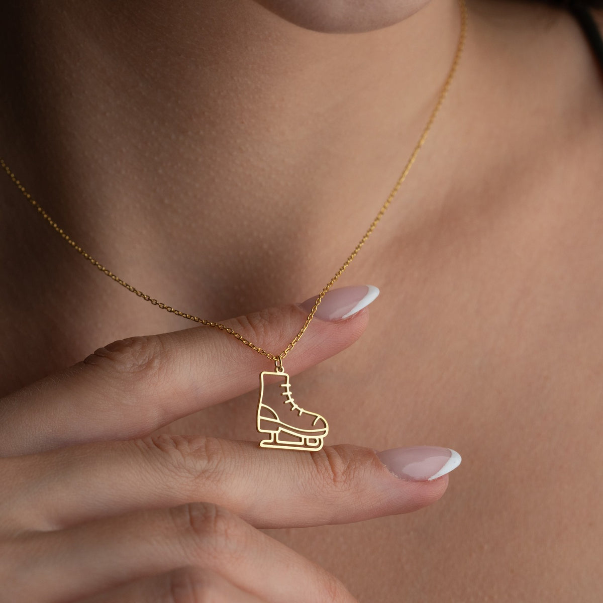 Ice Skate Necklace | Gift for Skater