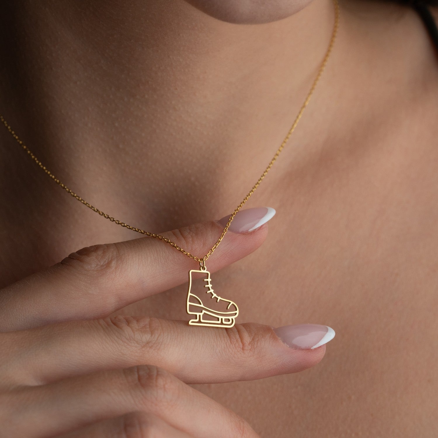 Ice Skate Necklace | Gift for Skater