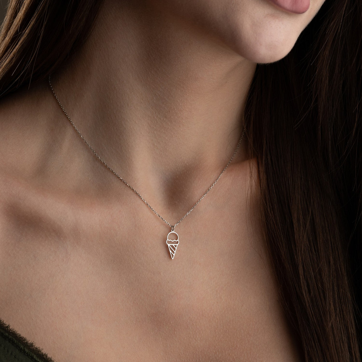 Ice Cream Necklace | Fun Birthday Gift for Her