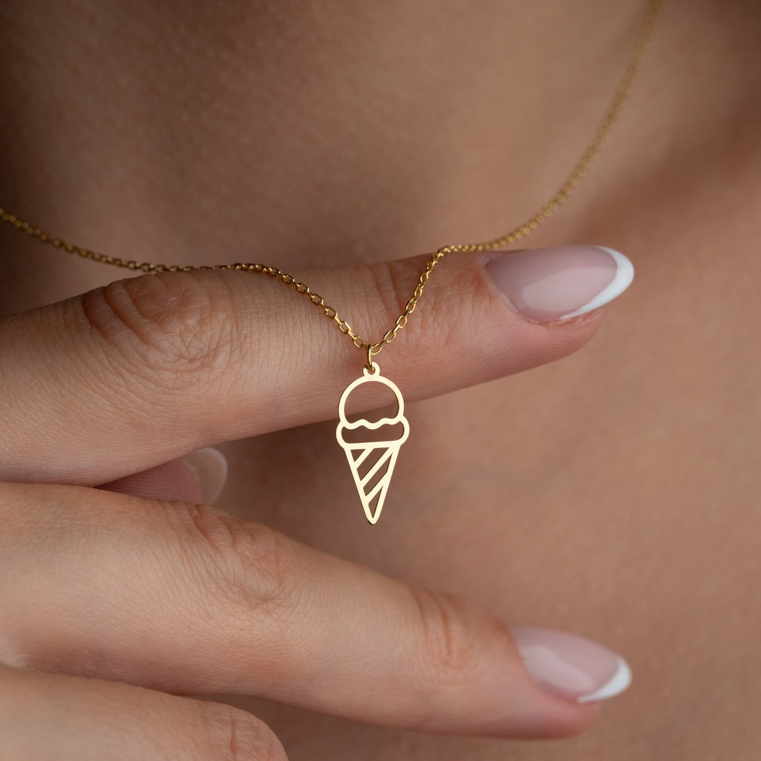 Ice Cream Necklace | Fun Birthday Gift for Her