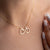 Infinity Bike Necklace