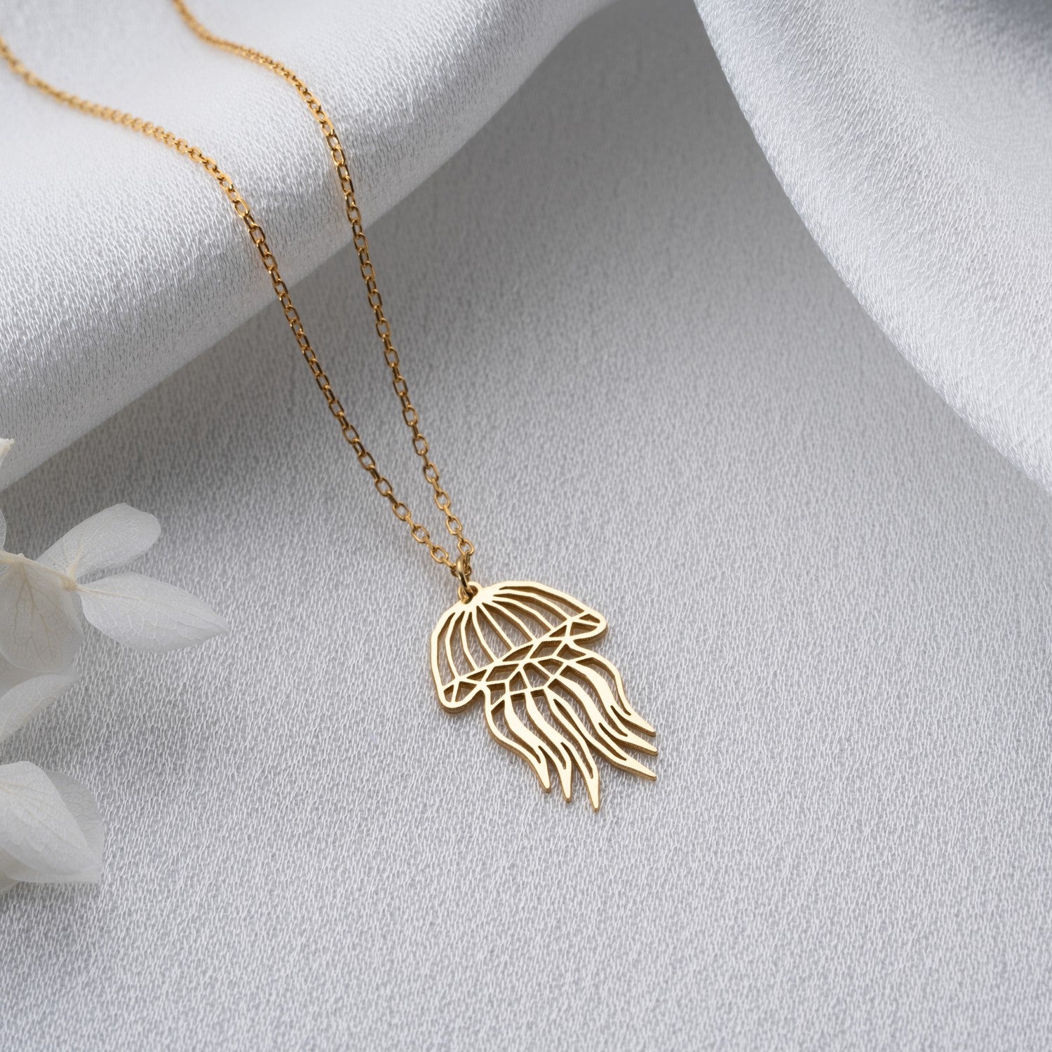 Jellyfish Necklace | Gift for Sea Lover