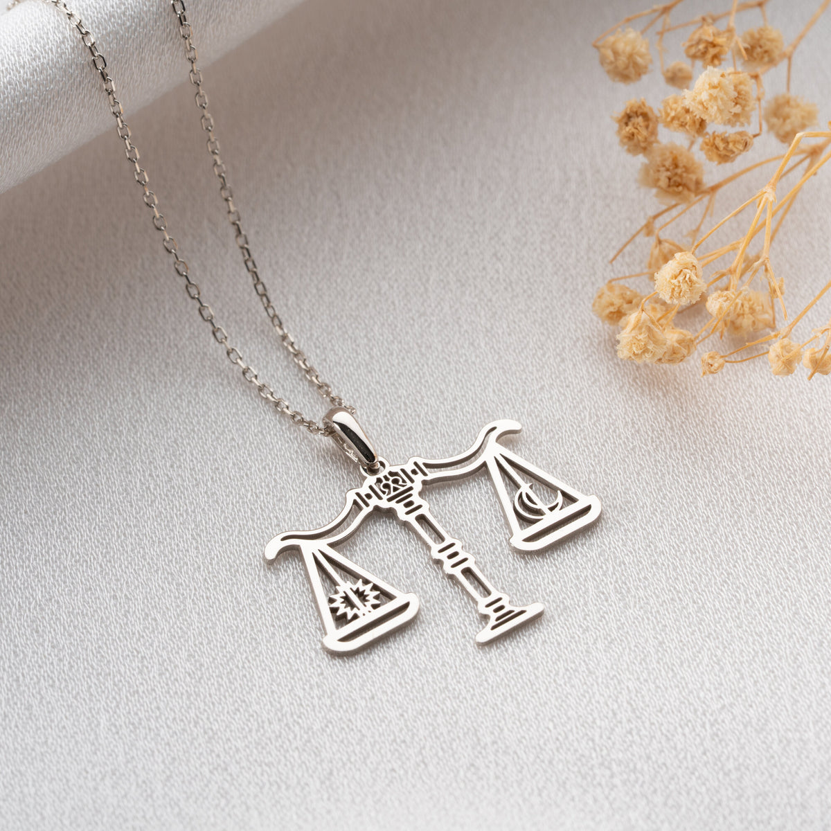 Law Scale of Justice Necklace