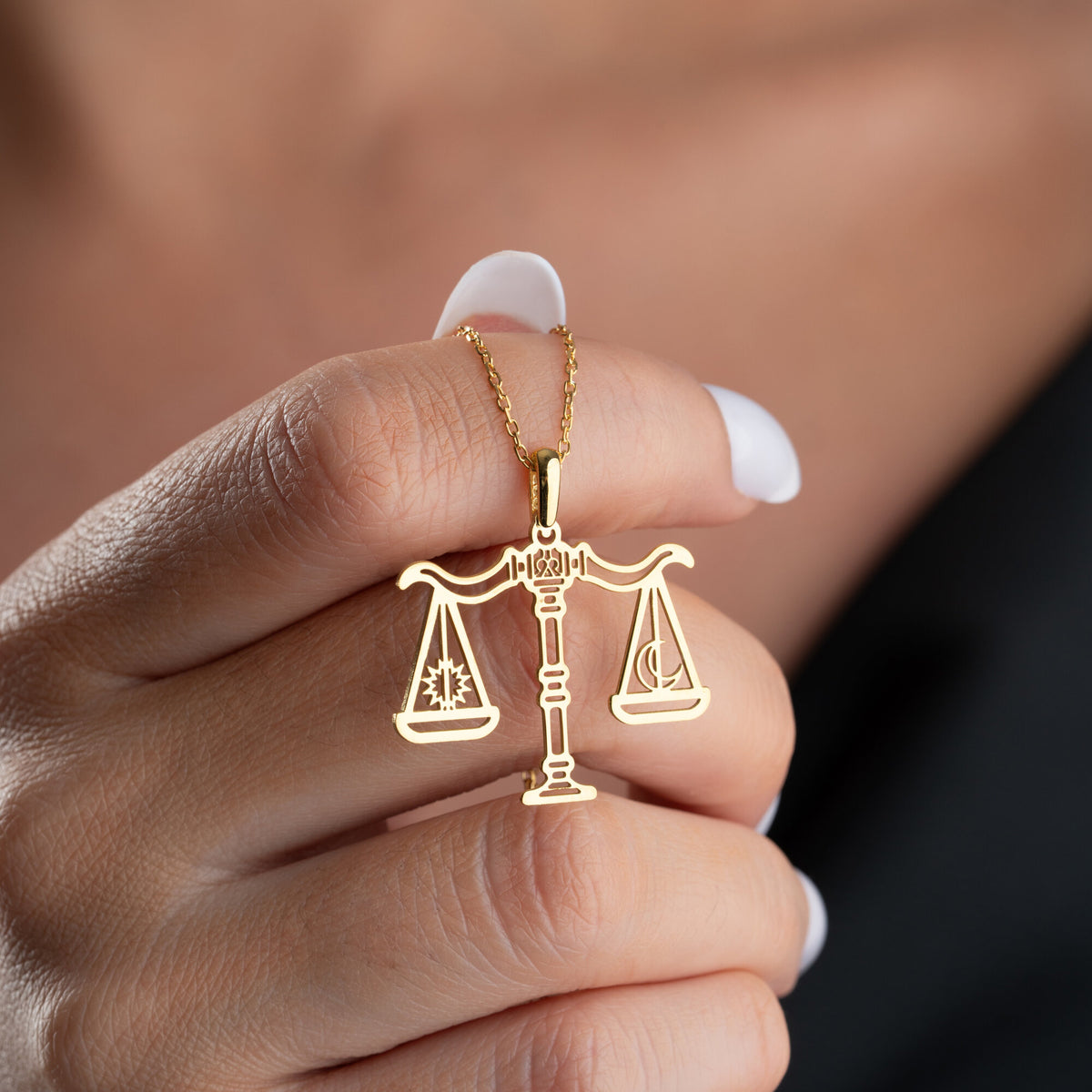 Law Scale of Justice Necklace