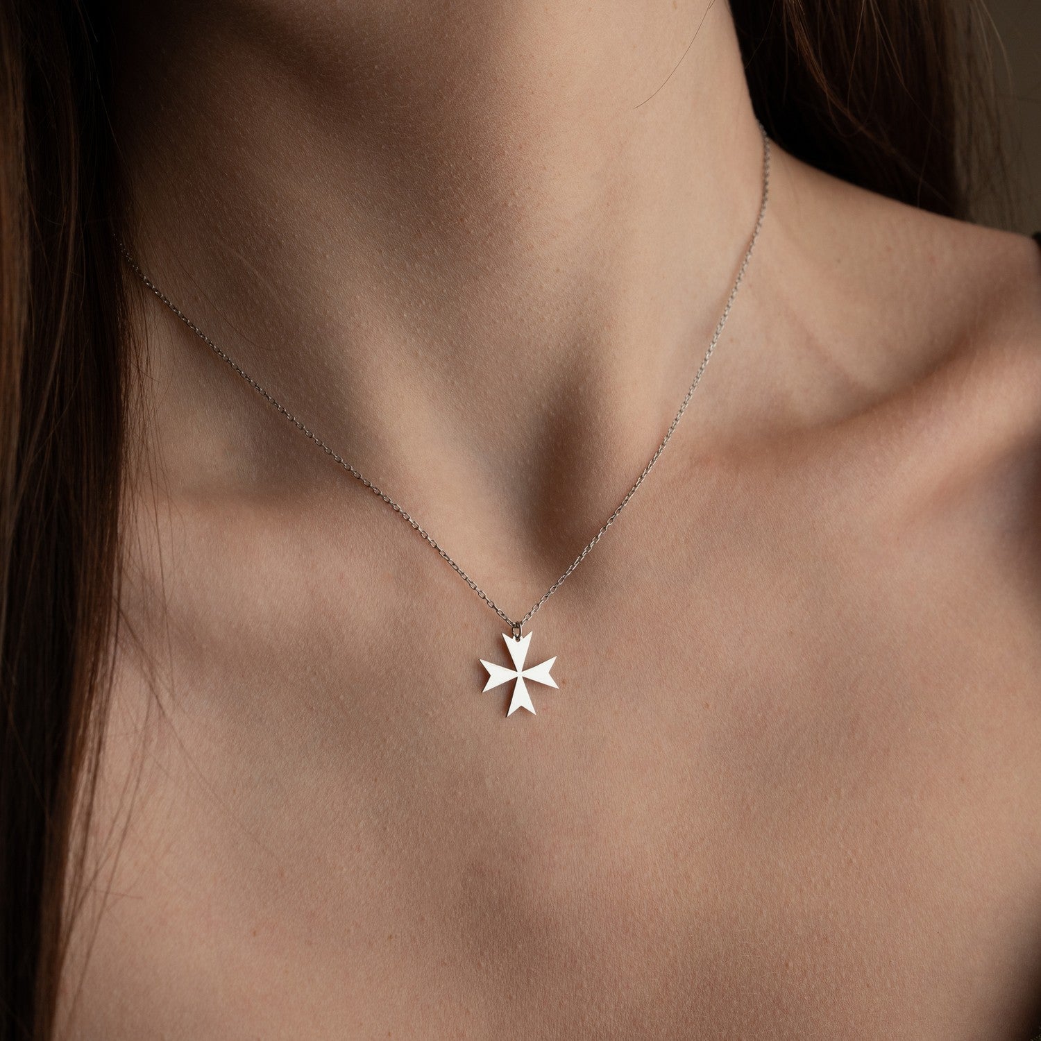 St John Maltese Cross Necklace
