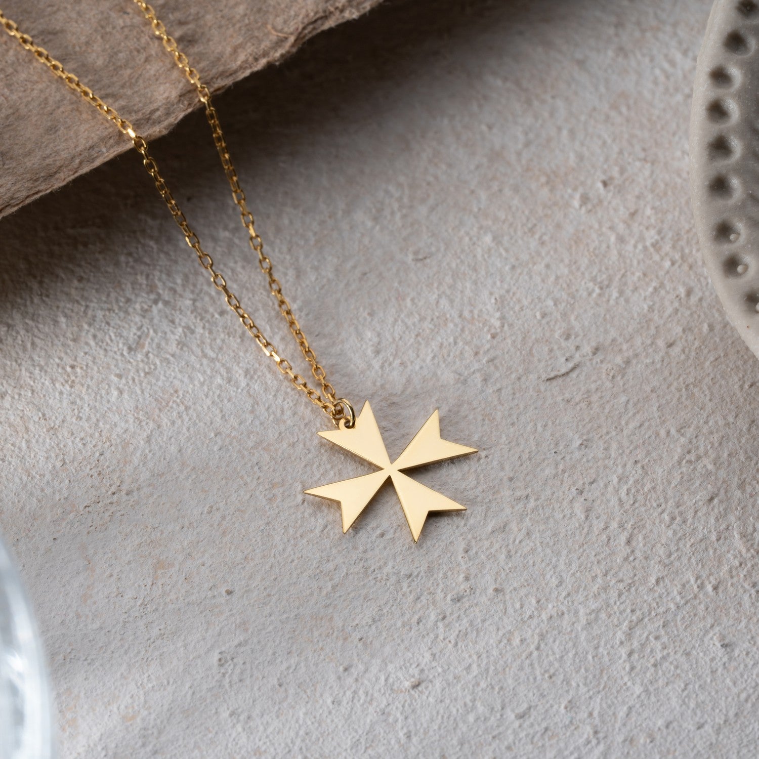 St John Maltese Cross Necklace