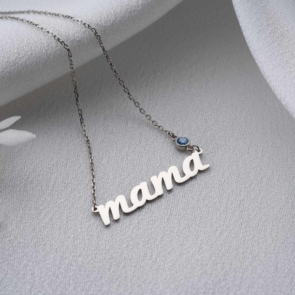 Mama Necklace with Birthstone | New Mum Gift