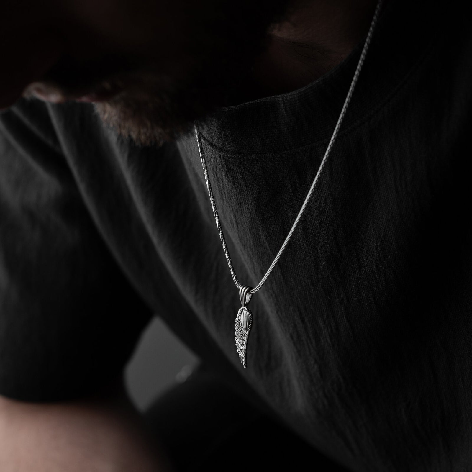 Angel Wing Necklace For Men