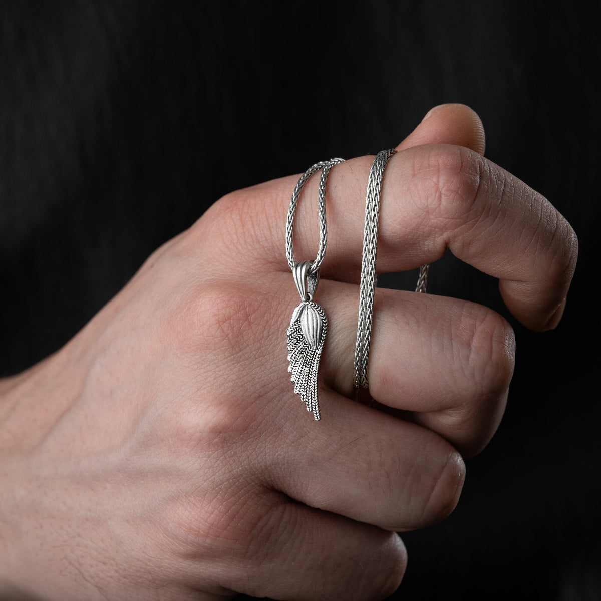 Angel Wing Necklace For Men