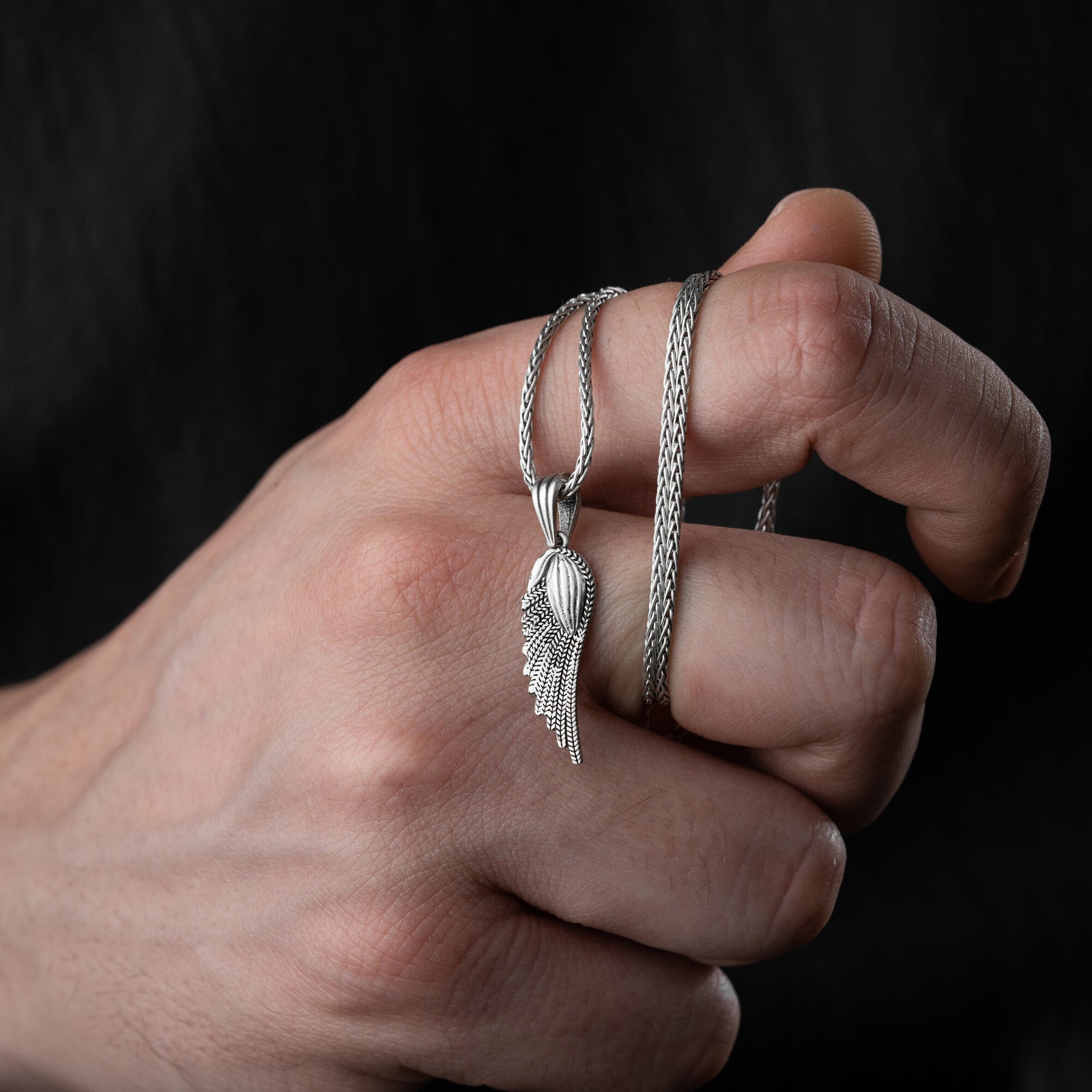 Angel Wing Necklace For Men