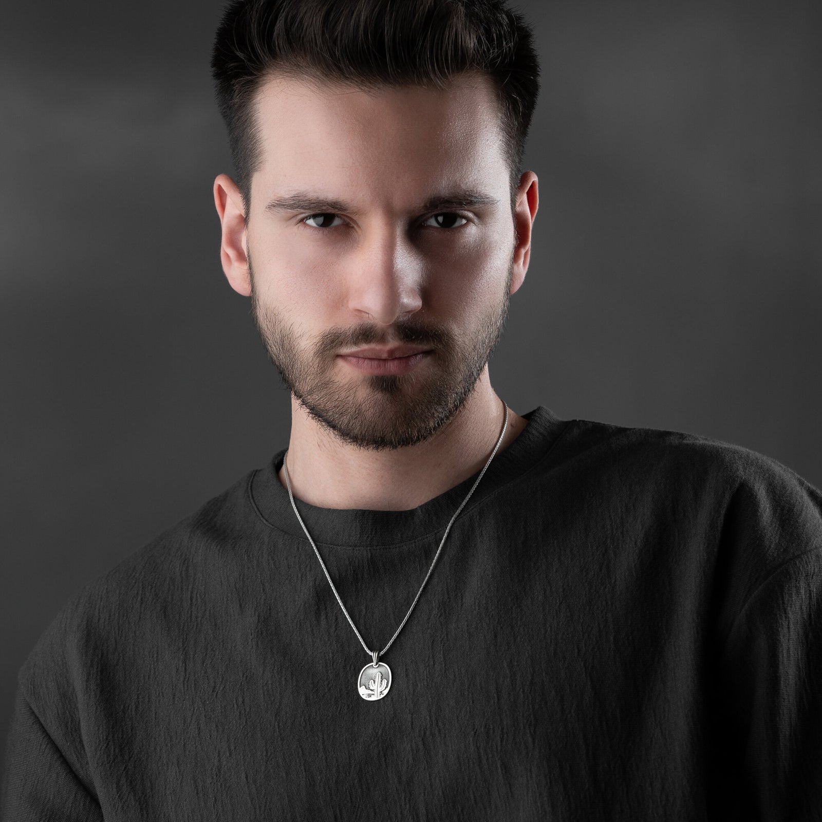 Cactus Necklace For Men