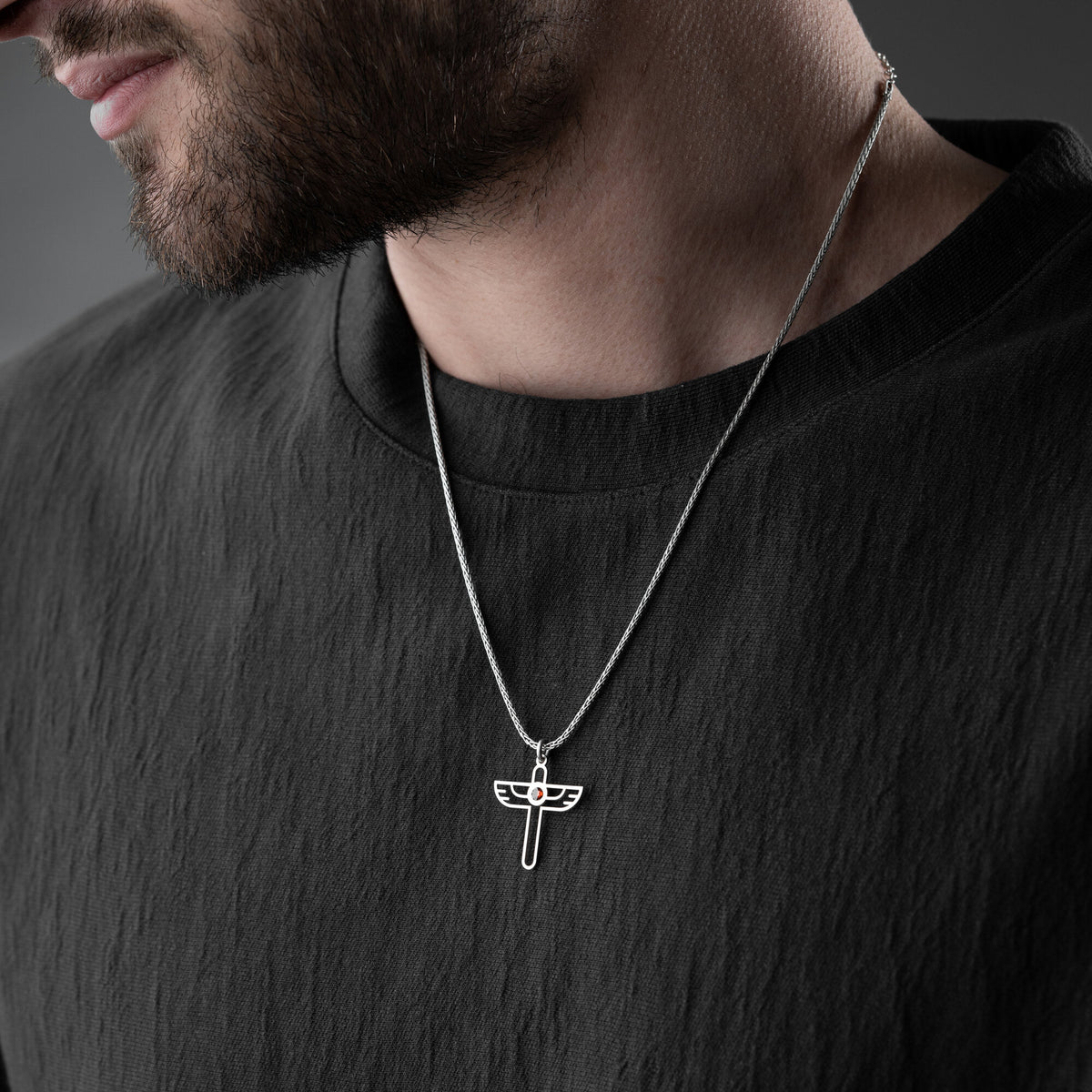 Egyptian Sceptre Necklace for Men