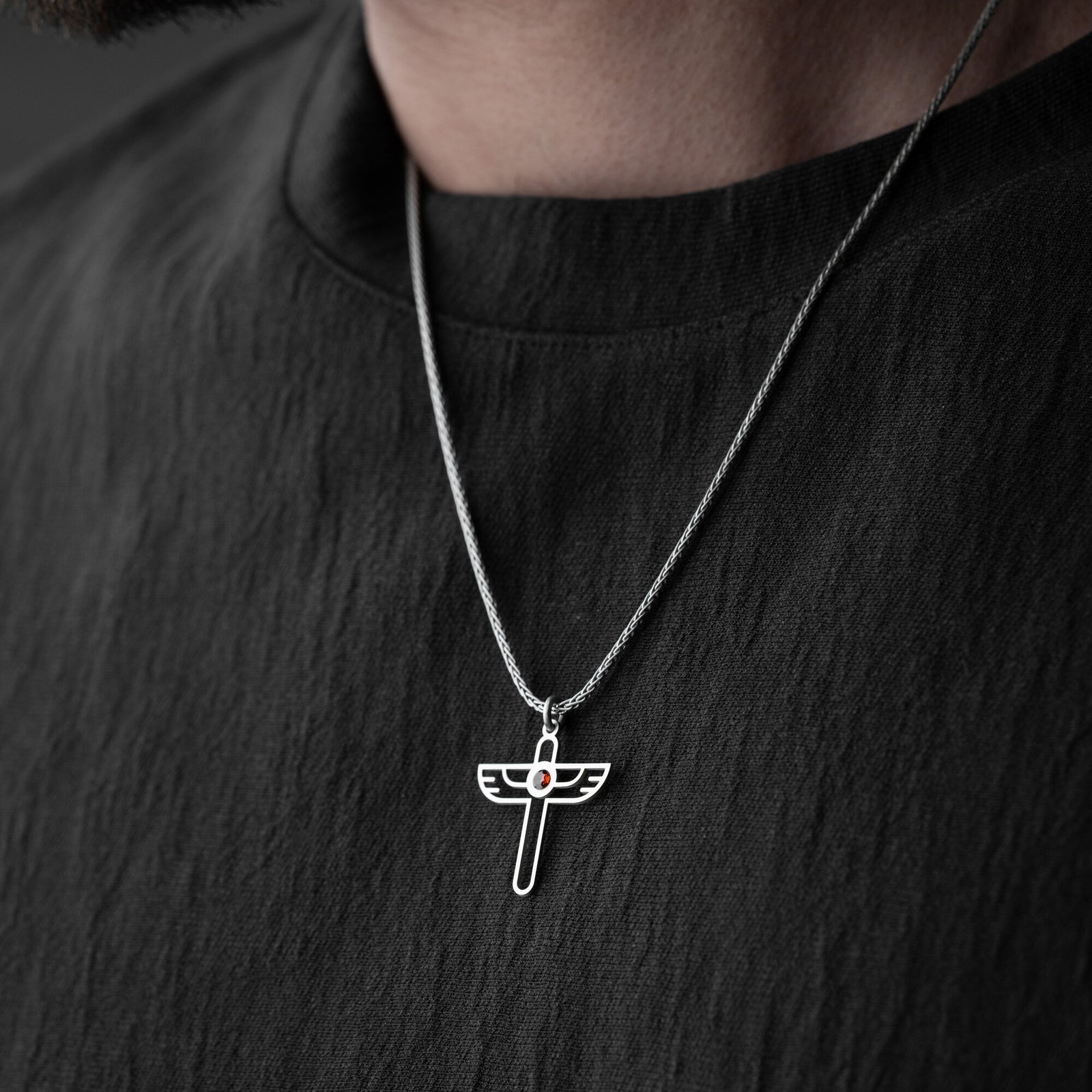 Egyptian Sceptre Necklace for Men