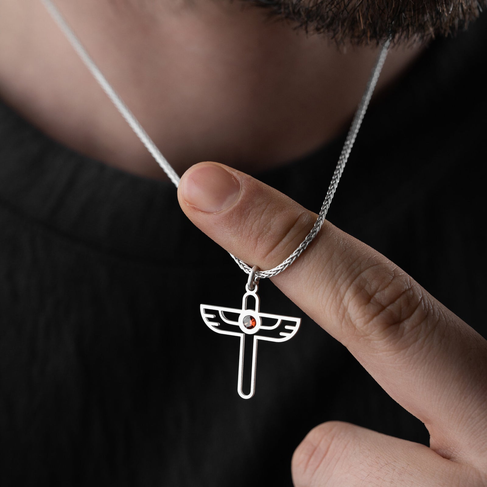 Egyptian Sceptre Necklace for Men