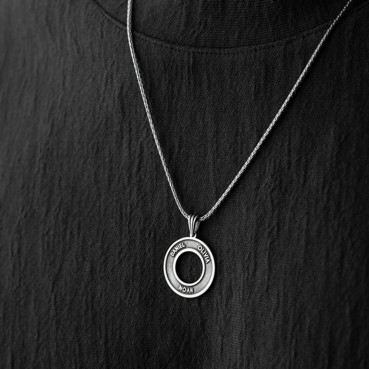 Men’s Personalised Family Necklace