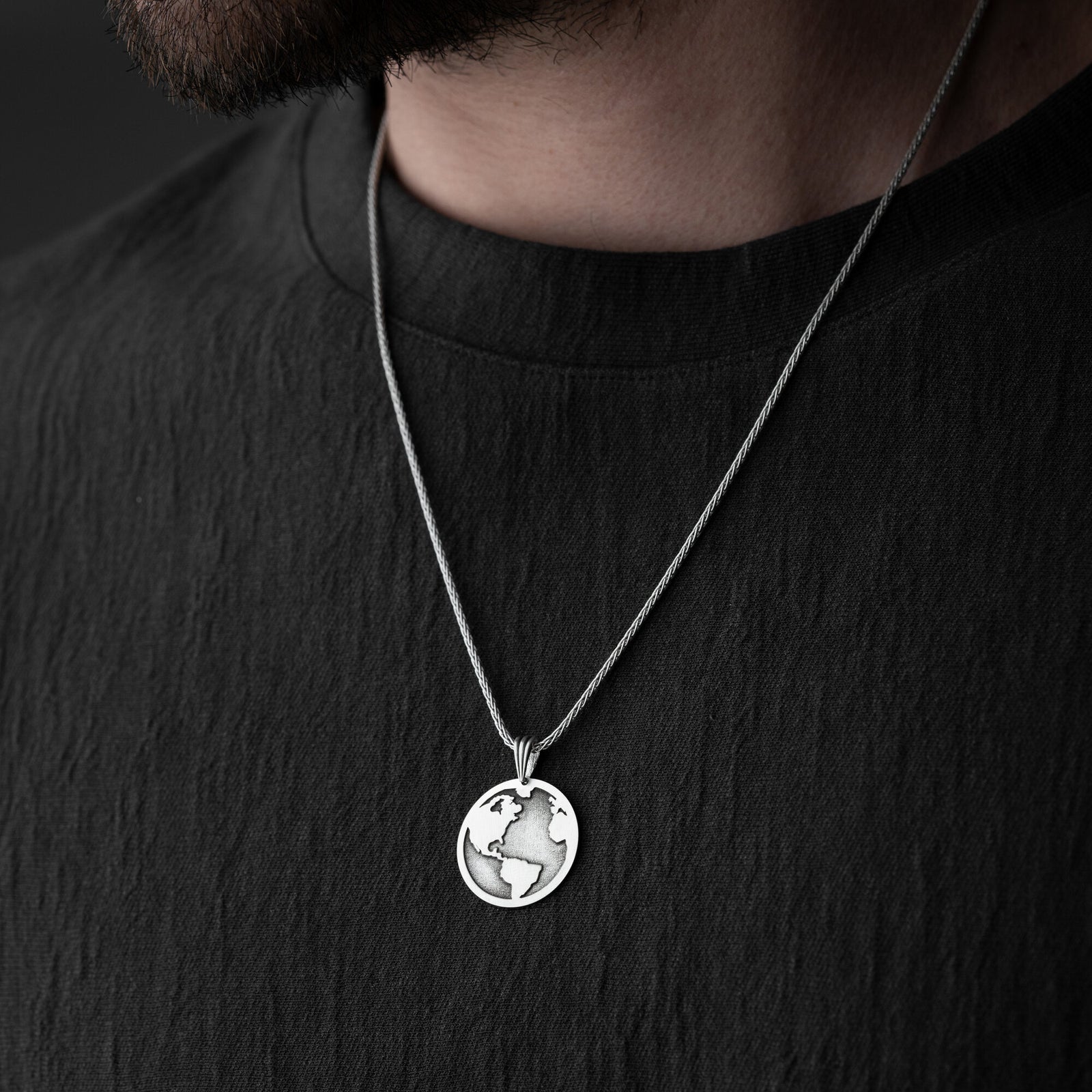 Globe Necklace For Men