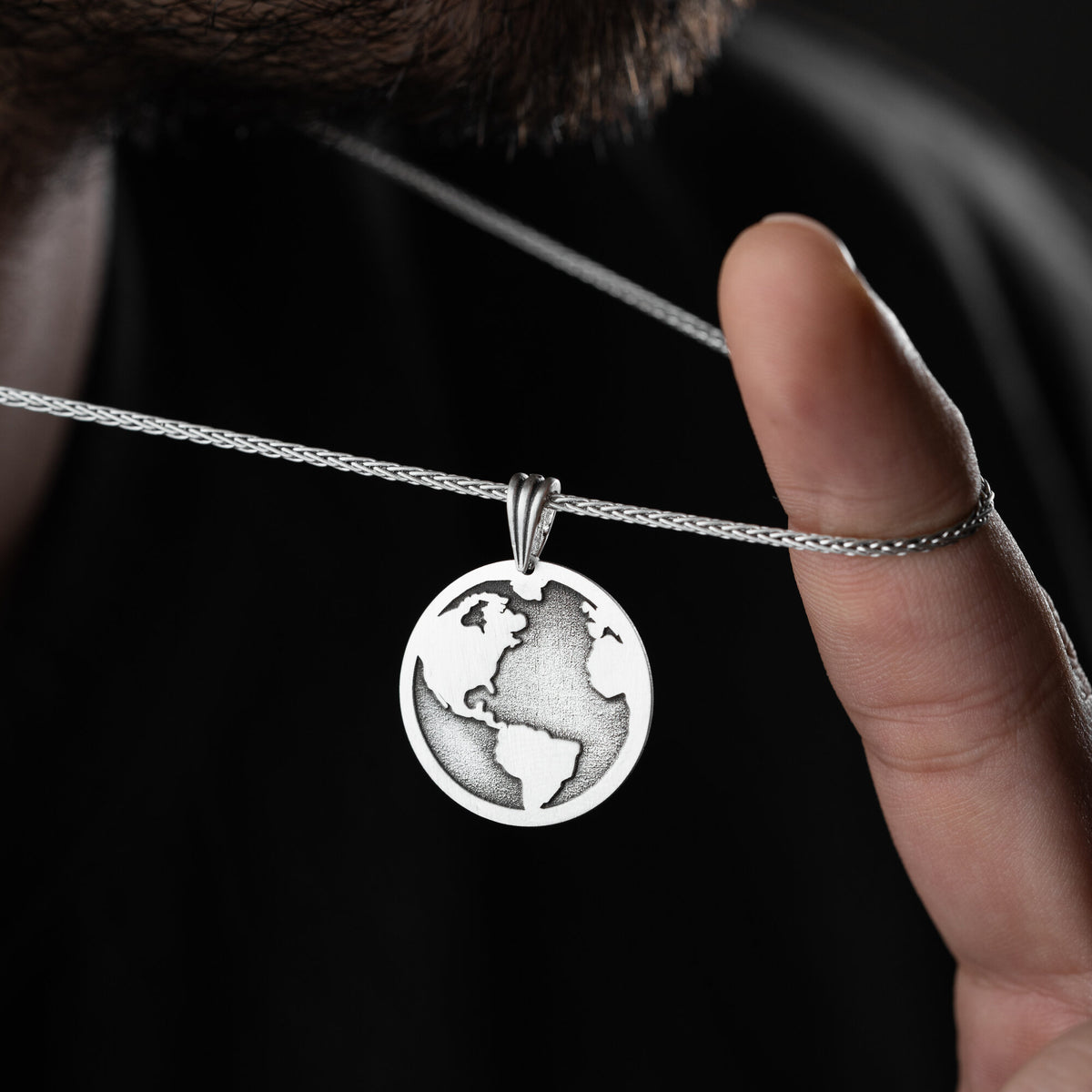 Globe Necklace For Men
