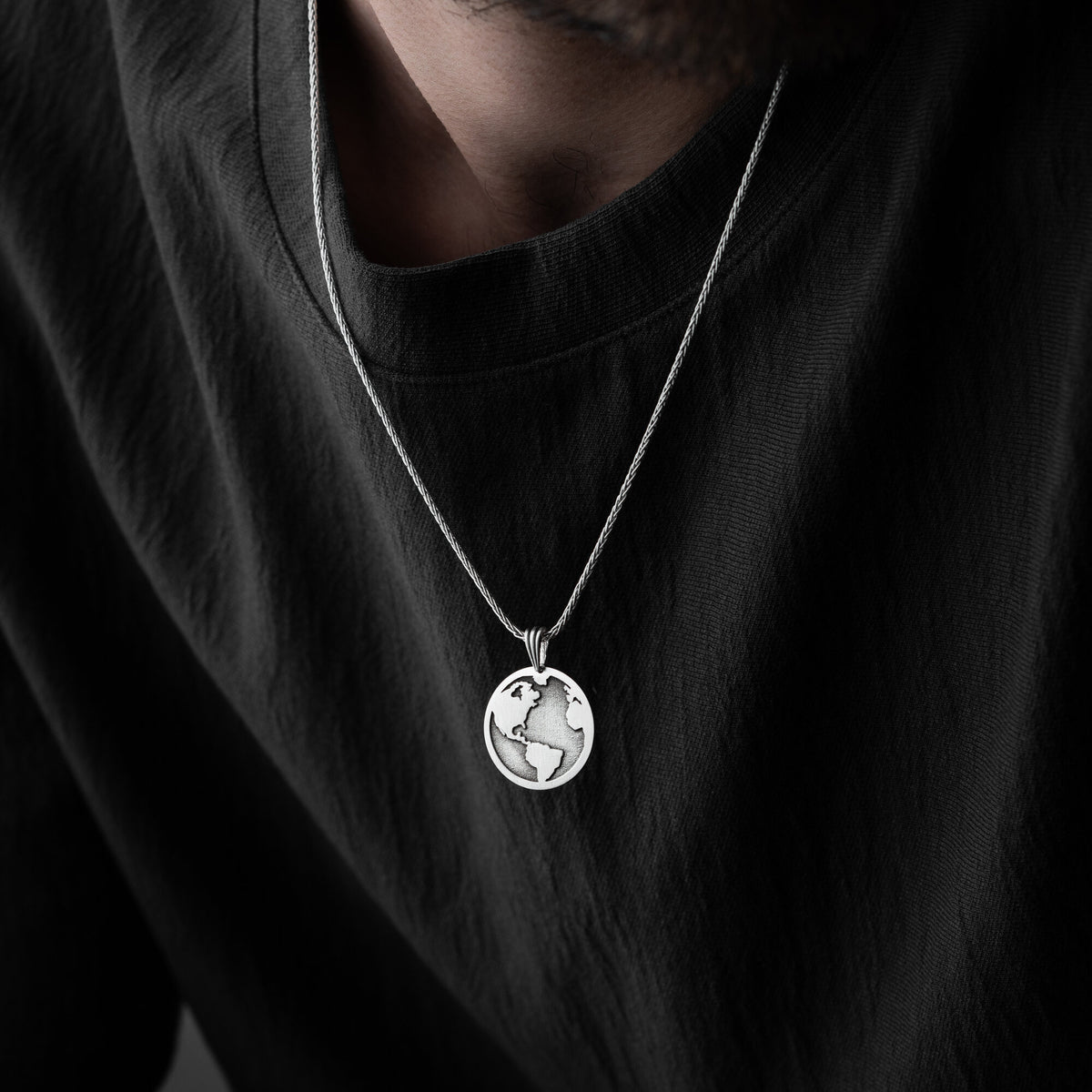 Globe Necklace For Men