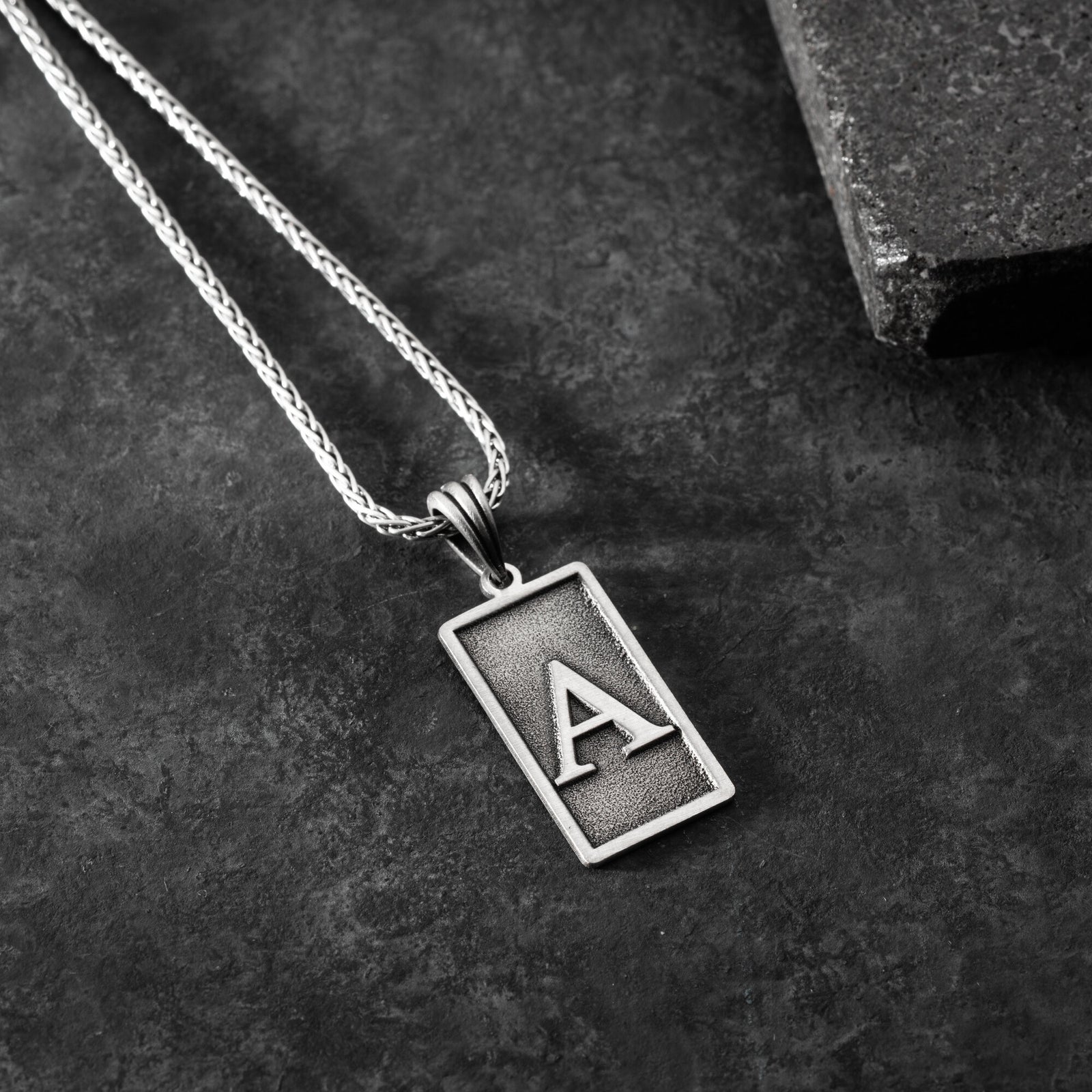 Men’s Personalised Initial Necklace