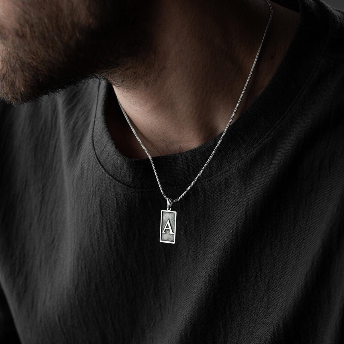 Men’s Personalised Initial Necklace